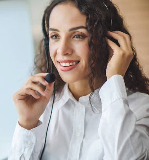 A patient on a call with her care team during ongoing medical weight loss support