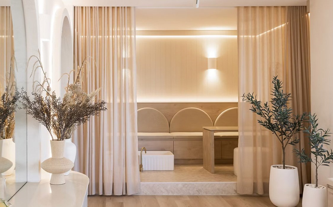Relaxing wellness treatment room at Geneva Primary Care in Alpharetta, GA