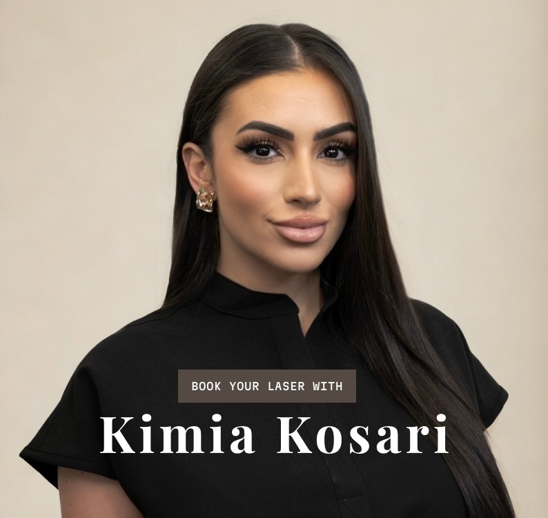 Book your laser with Kimia Kosari, GENEVA’s lead medical aesthetician and laser specialist